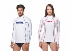 large tsun rashguard seac white balidiveshop